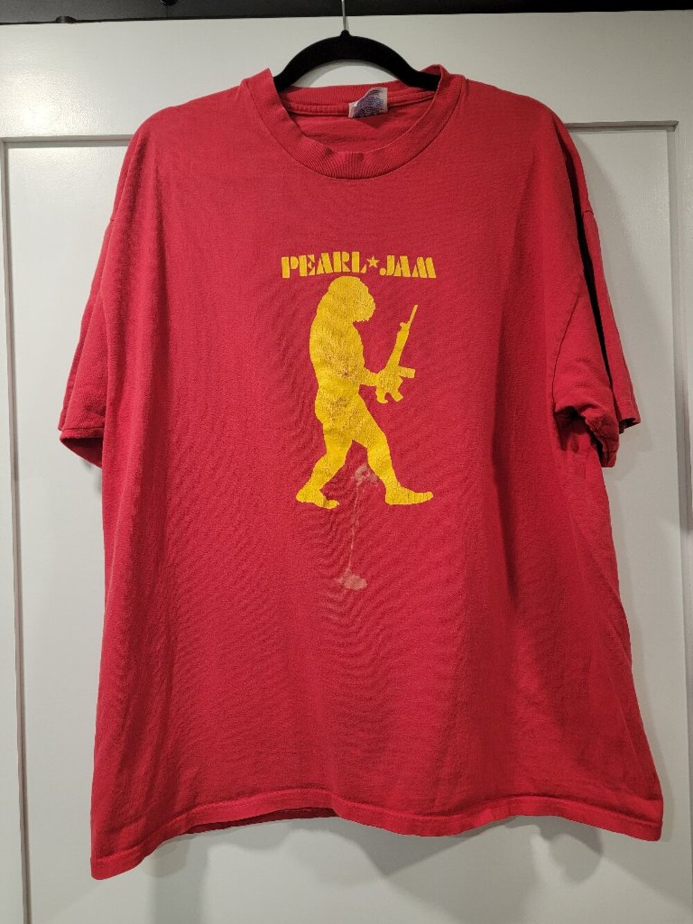 Original 1998 Pearl Jam Concert Tour Shirt Hanes Heavy Weight Size XL